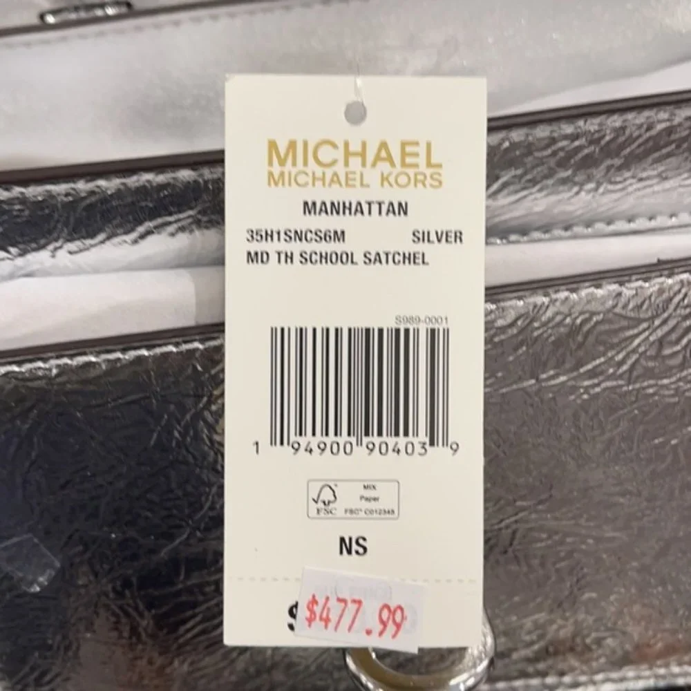 Michael Kors Manhattan Medium School Satchel - Picture 8 of 16